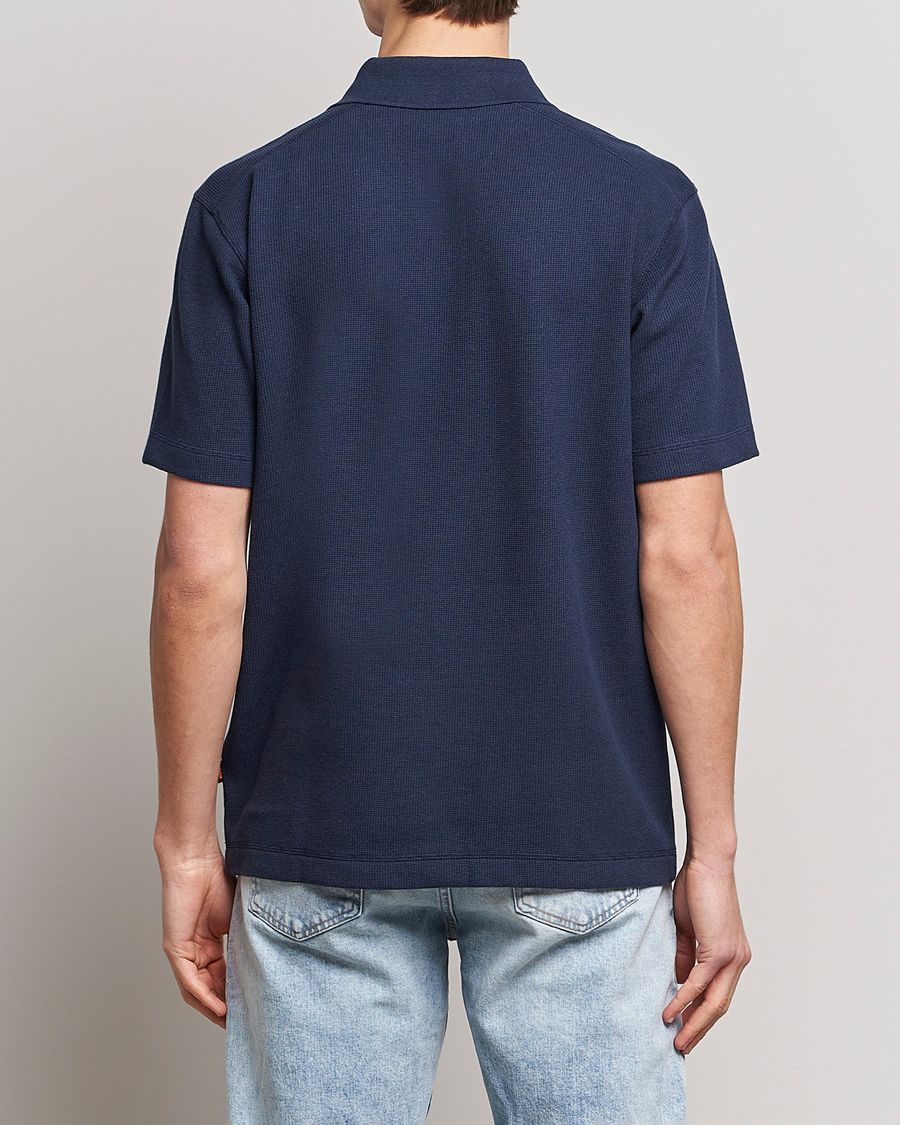 Herre | Pikéer | BOSS ORANGE | Petempesto Knitted Polo Dark Blue