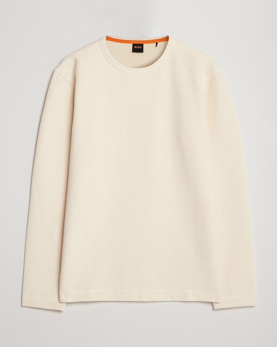 Herre | Gensere | BOSS ORANGE | Tempesto Sweater Light Beige