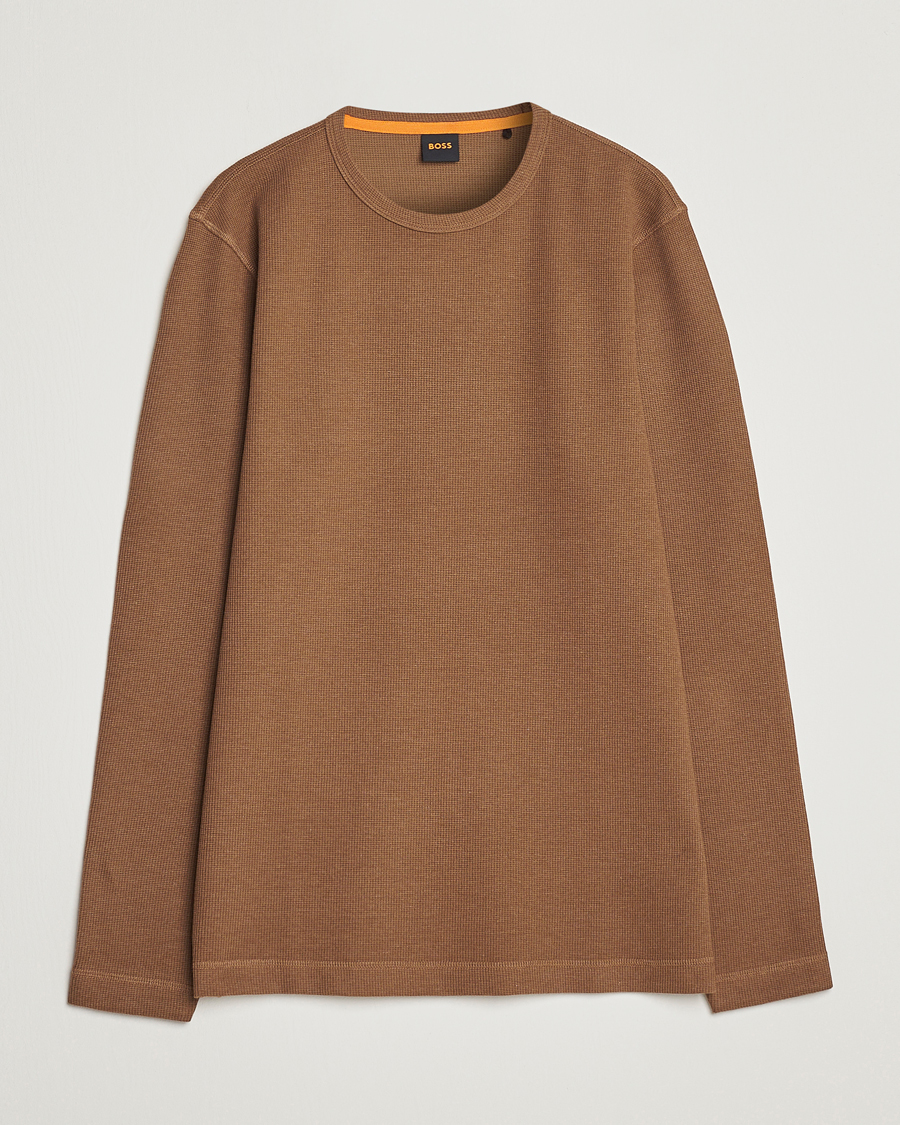 Herre | Gensere | BOSS ORANGE | Tempesto Sweater Open Beige