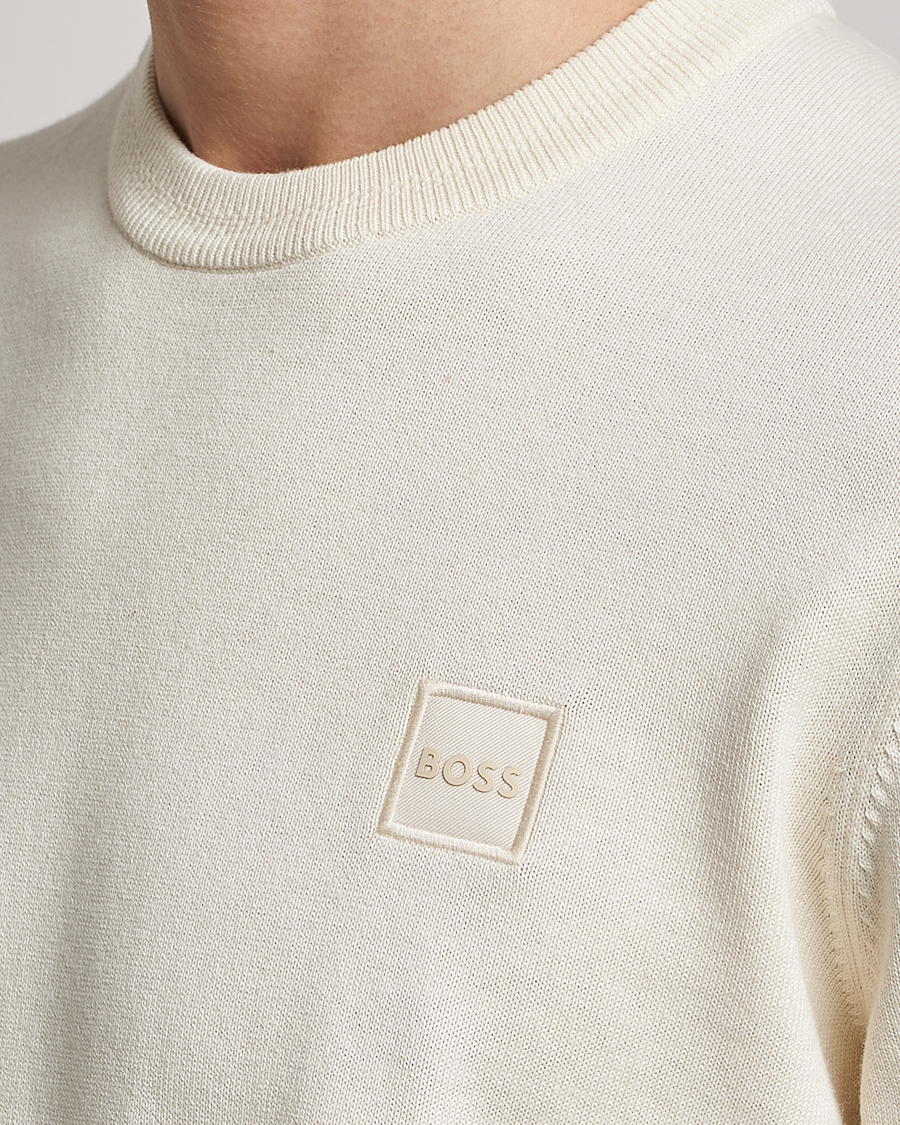 Herre | Gensere | BOSS ORANGE | Kanovano Knitted Sweater Light Beige