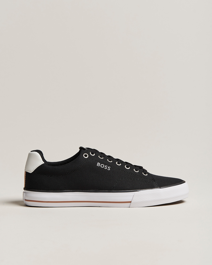 Herre | Aiden Canvas Sneaker Black | BOSS BLACK | Aiden Canvas Sneaker Black
