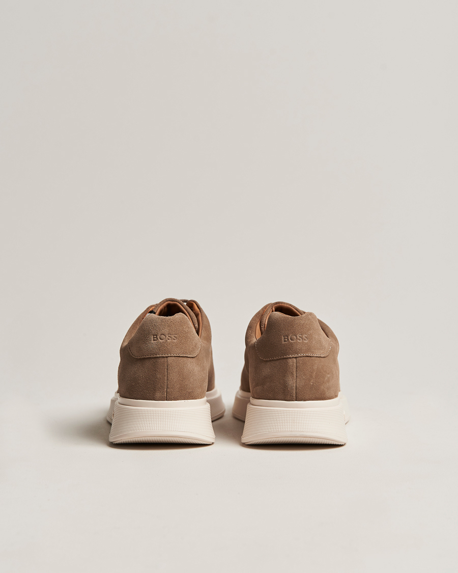 Herre | Bulton Suede Sneaker Medium Beige | BOSS BLACK | Bulton Suede Sneaker Medium Beige