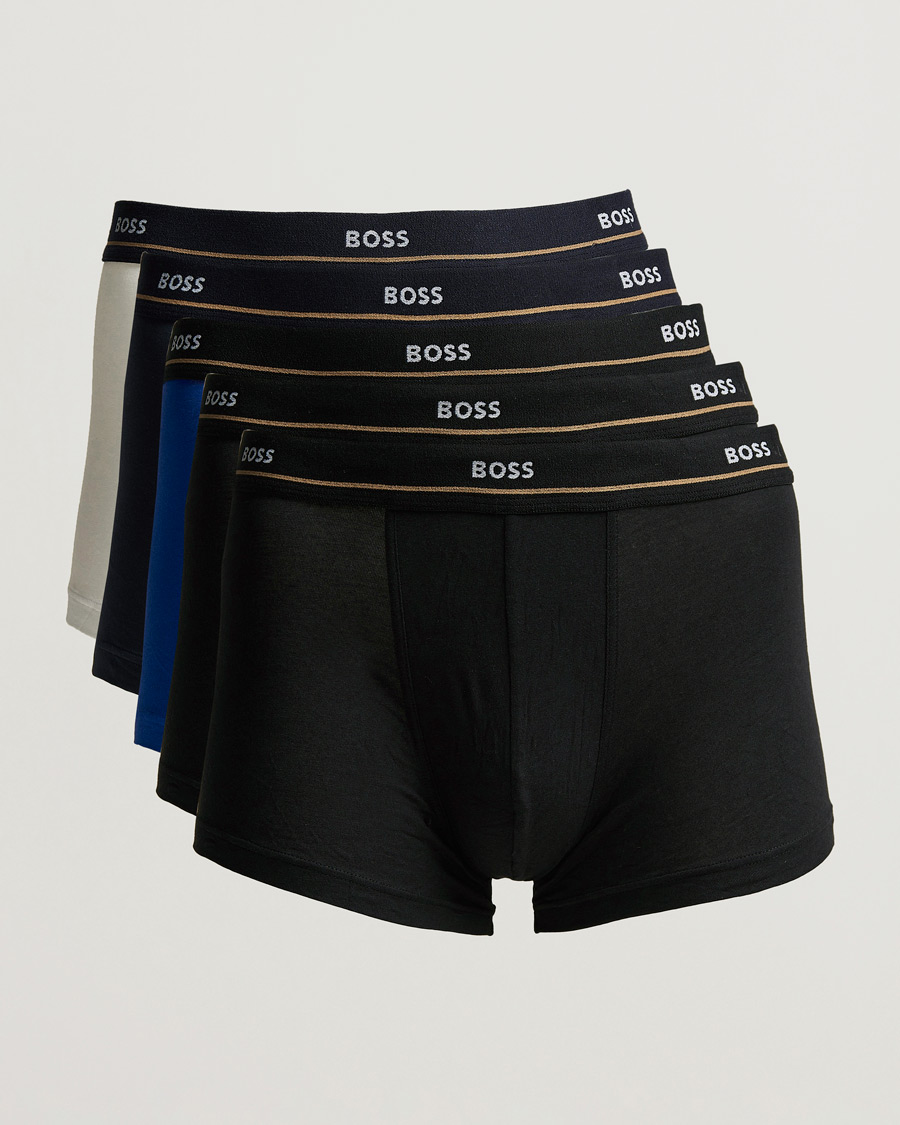 Herre | Undertøy | BOSS BLACK | 5-Pack Trunk Boxer Black/Navy/Blue/White