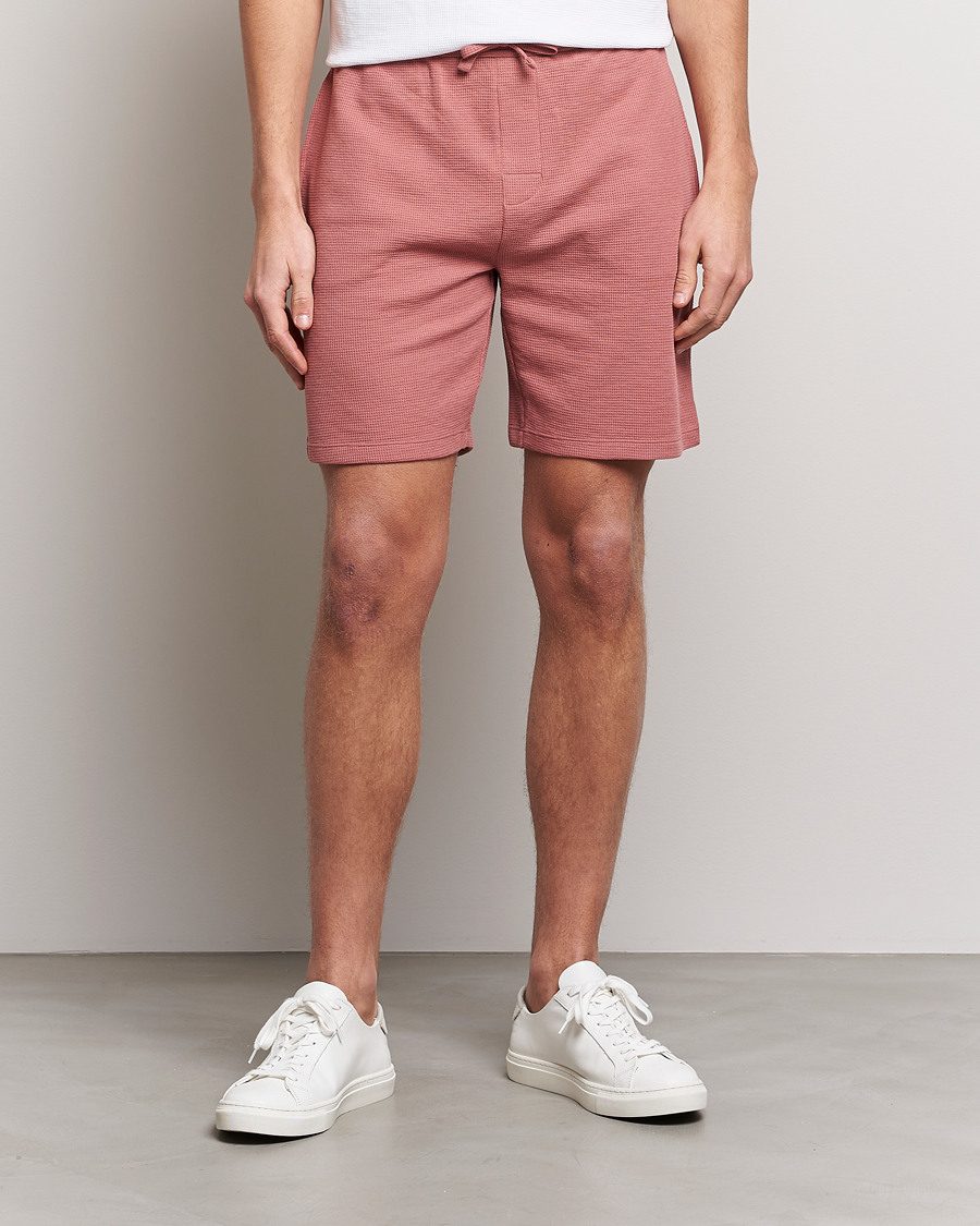 Herre |  | BOSS BLACK | Waffle Logo Shorts Open Pink