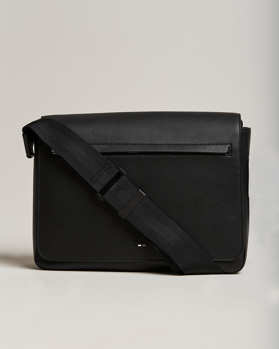 Herre | Ray Messenger Bag Black | BOSS BLACK | Ray Messenger Bag Black