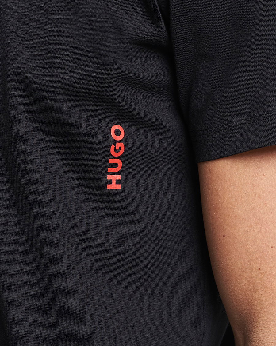 Herre | T-Shirts | HUGO | 2-Pack Logo Crew Neck T-Shirt White/Black