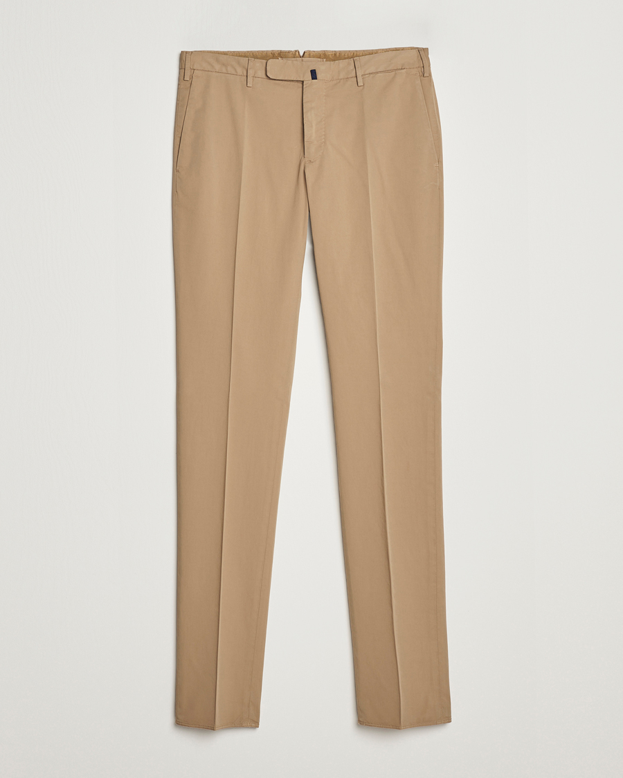 Herre | Bukser | Incotex | Slim Fit Comfort Chinos Beige