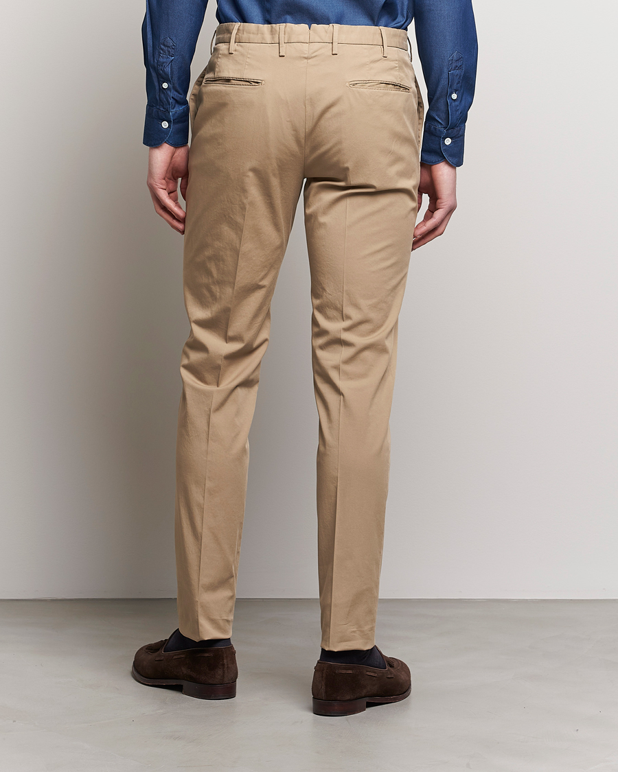 Herre | Bukser | Incotex | Slim Fit Comfort Chinos Beige