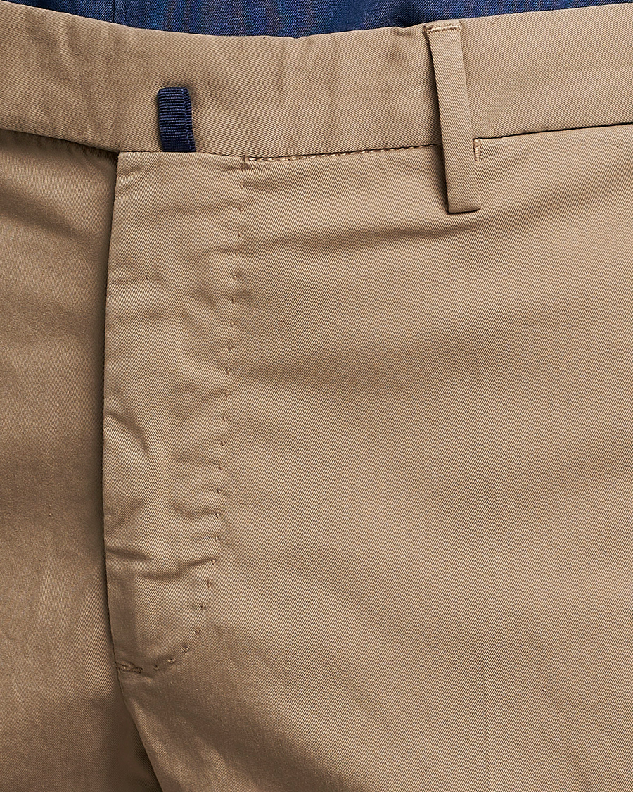 Herre | Bukser | Incotex | Slim Fit Comfort Chinos Beige