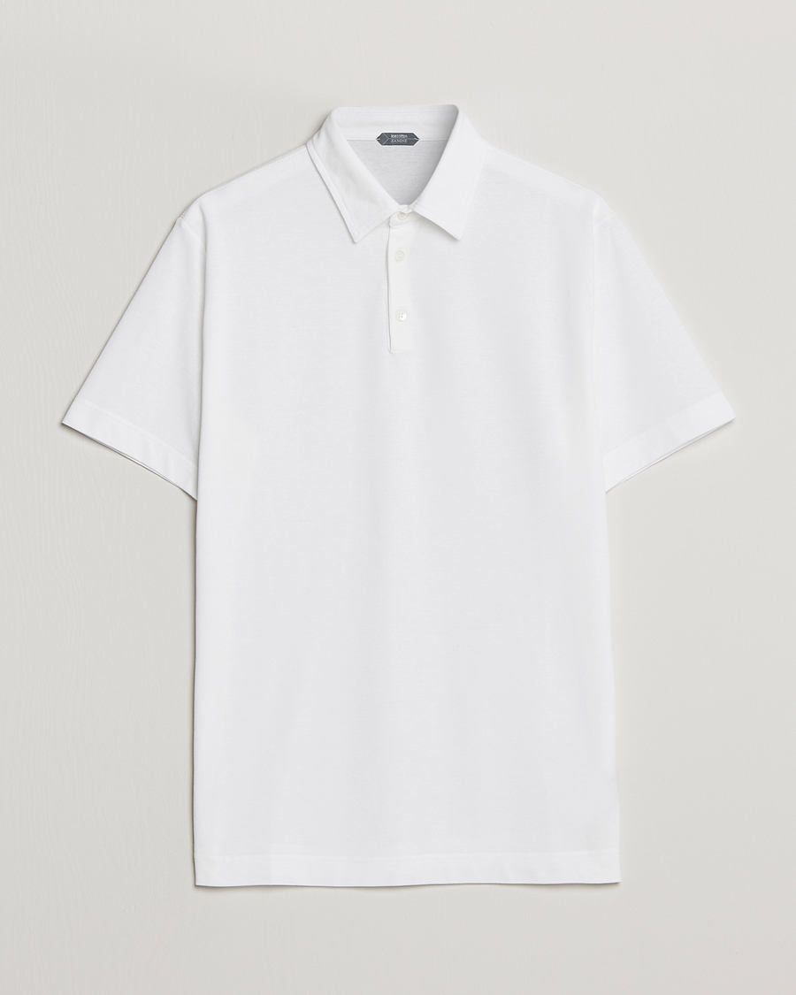 Herre | Pikéer | Zanone | Ice Cotton Polo White