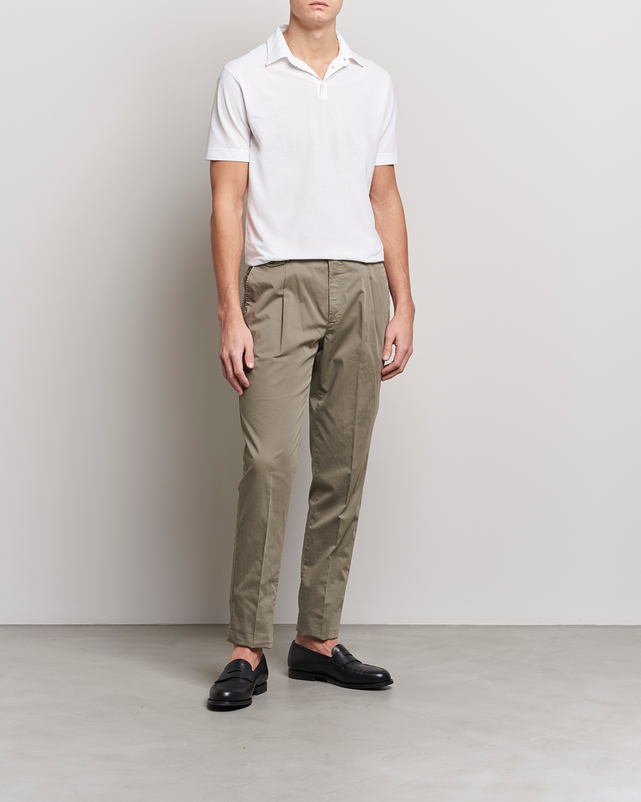 Herre | Pikéer | Zanone | Ice Cotton Polo White