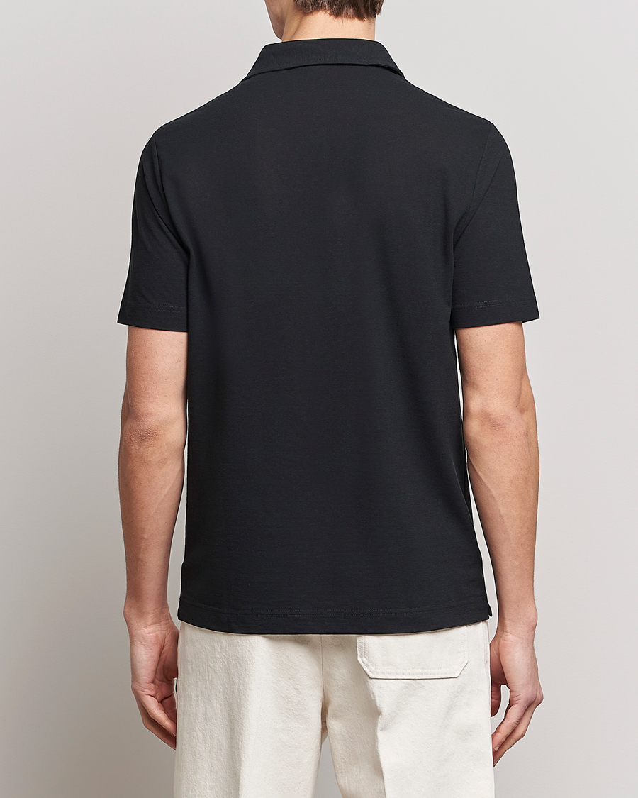 Herre | Pikéer | Zanone | Ice Cotton Polo Black