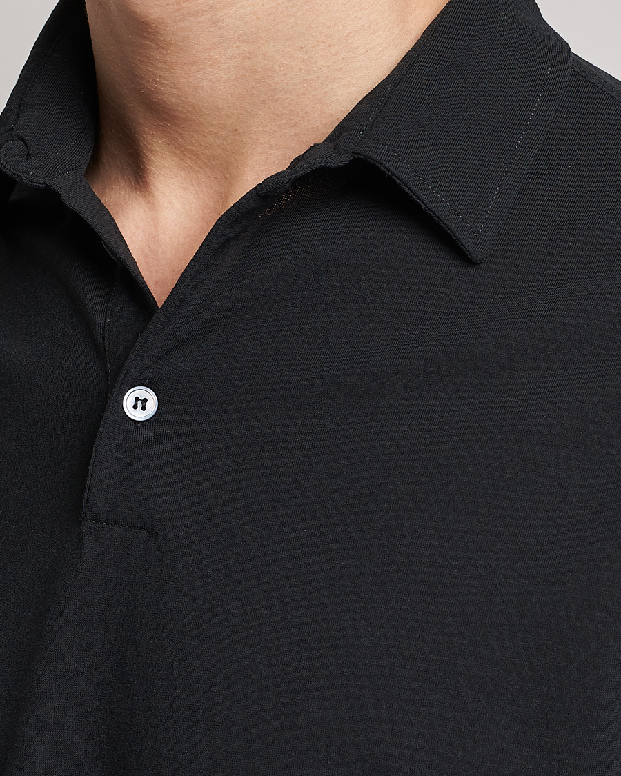 Herre | Pikéer | Zanone | Ice Cotton Polo Black