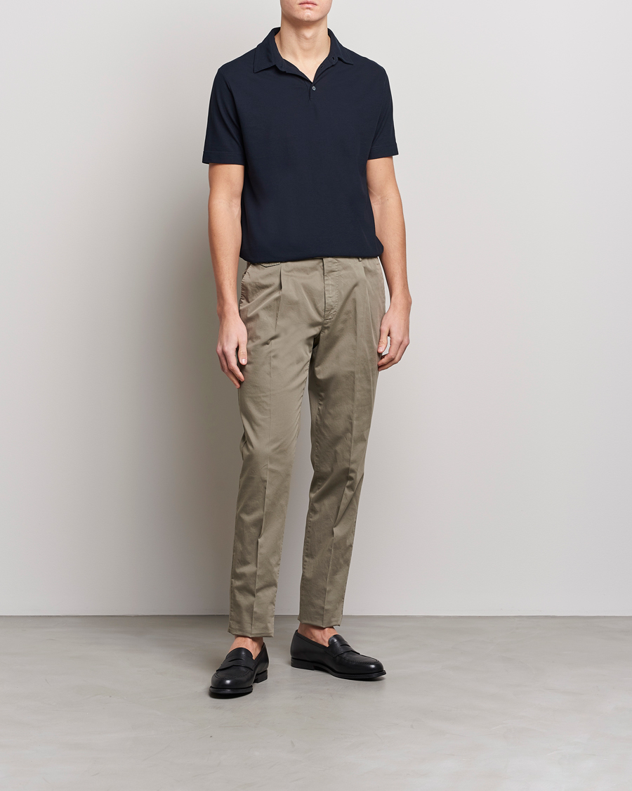 Herre | Pikéer | Zanone | Ice Cotton Polo Navy