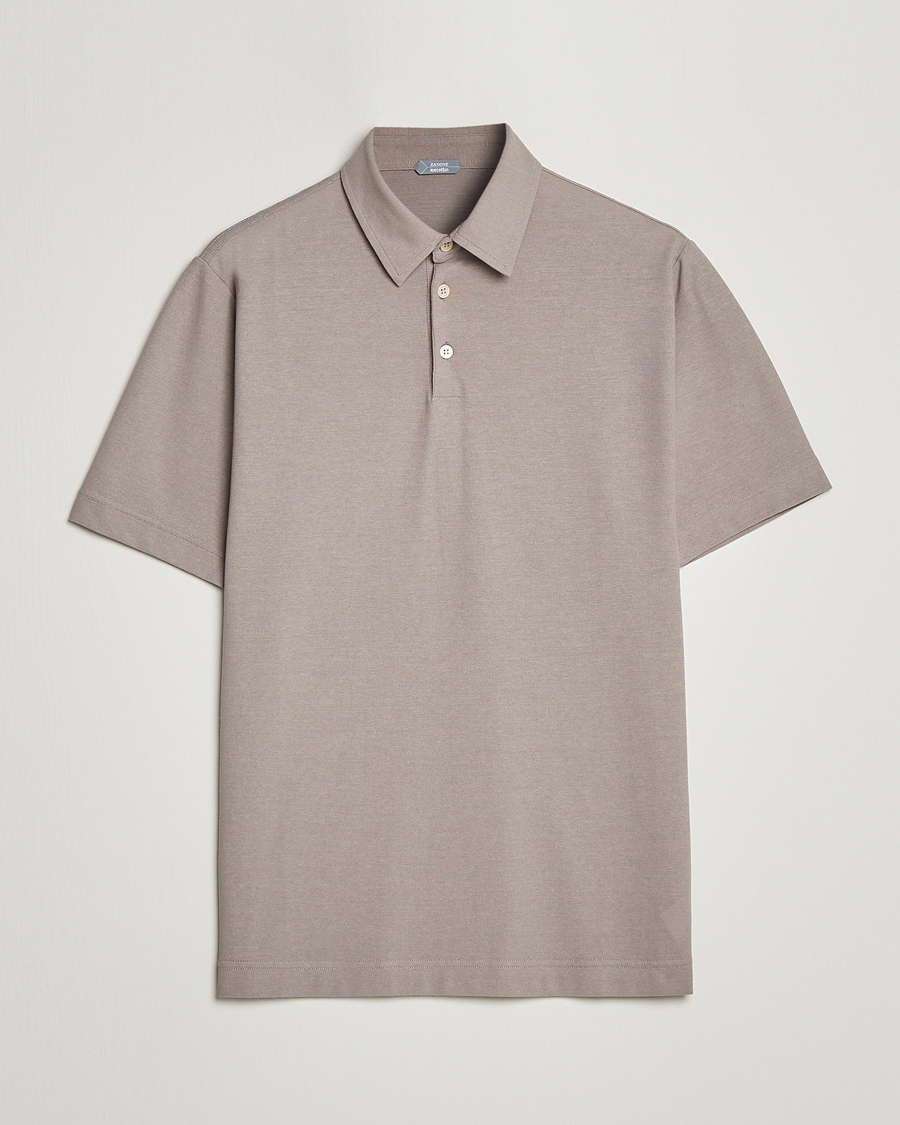 Herre | Pikéer | Zanone | Ice Cotton Polo Beige