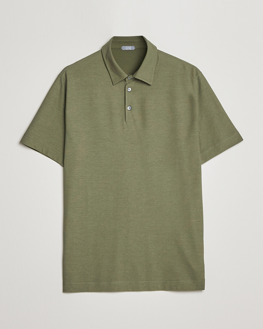 Herre |  | Zanone | Ice Cotton Polo Olive