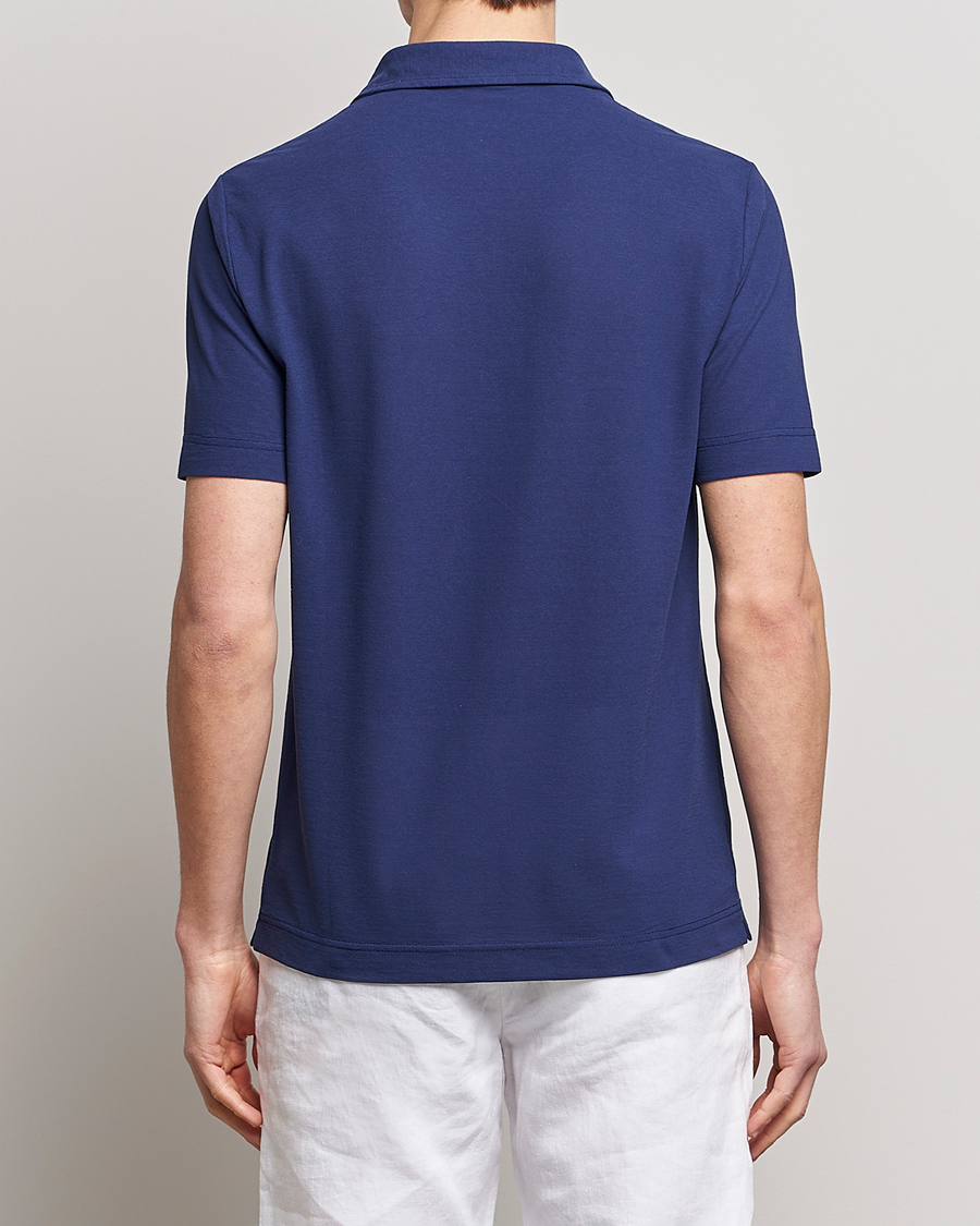 Herre | Pikéer | Zanone | Ice Cotton Polo Electric Blue