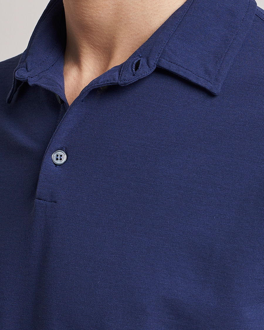 Herre | Pikéer | Zanone | Ice Cotton Polo Electric Blue