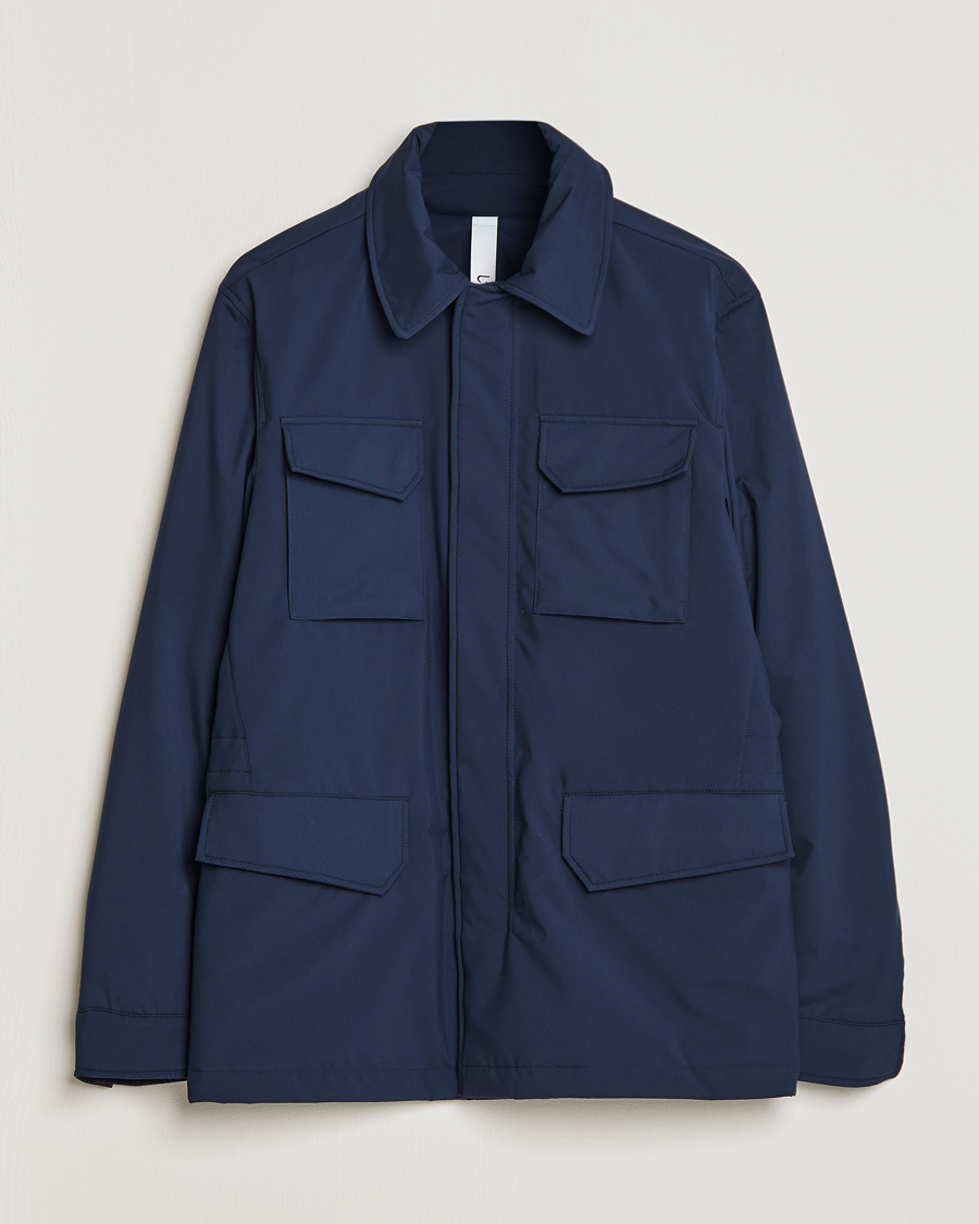 Herre | Jakker | Slowear | Nylon Field Jacket Navy