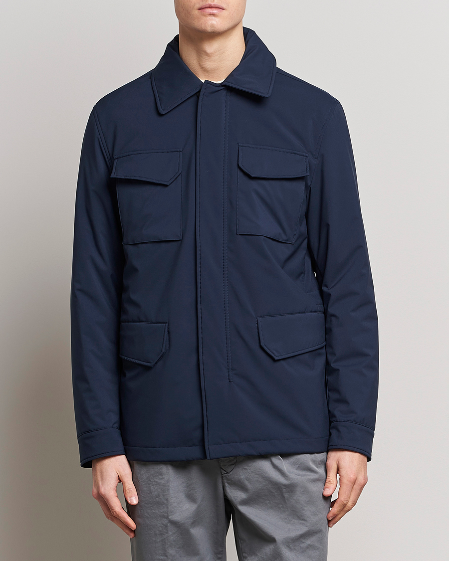Herre |  | Slowear | Nylon Field Jacket Navy