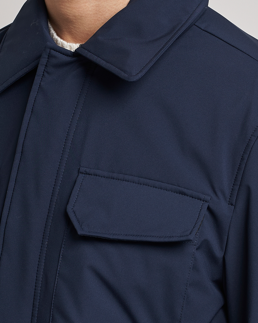 Herre | Jakker | Slowear | Nylon Field Jacket Navy