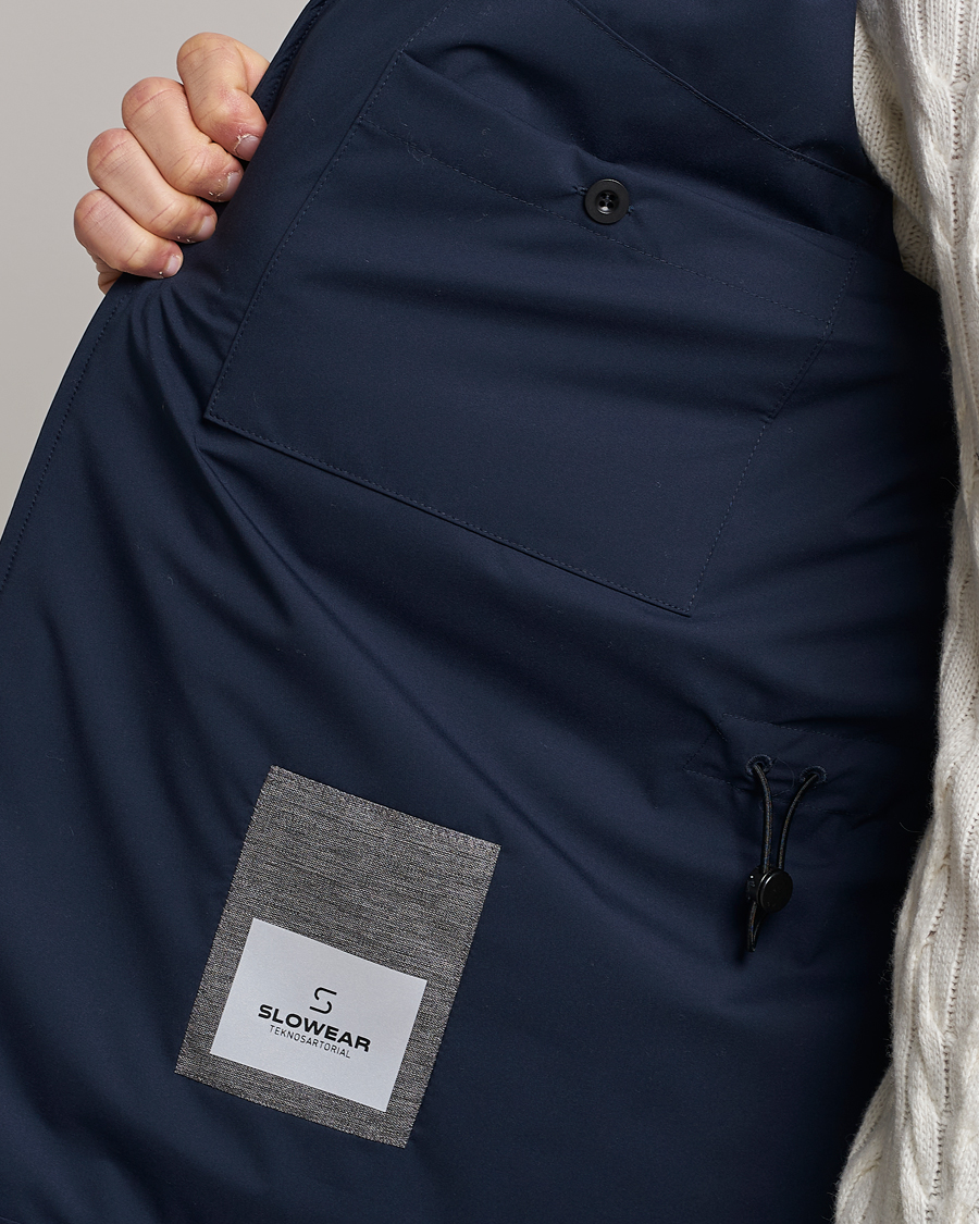 Herre | Jakker | Slowear | Nylon Field Jacket Navy