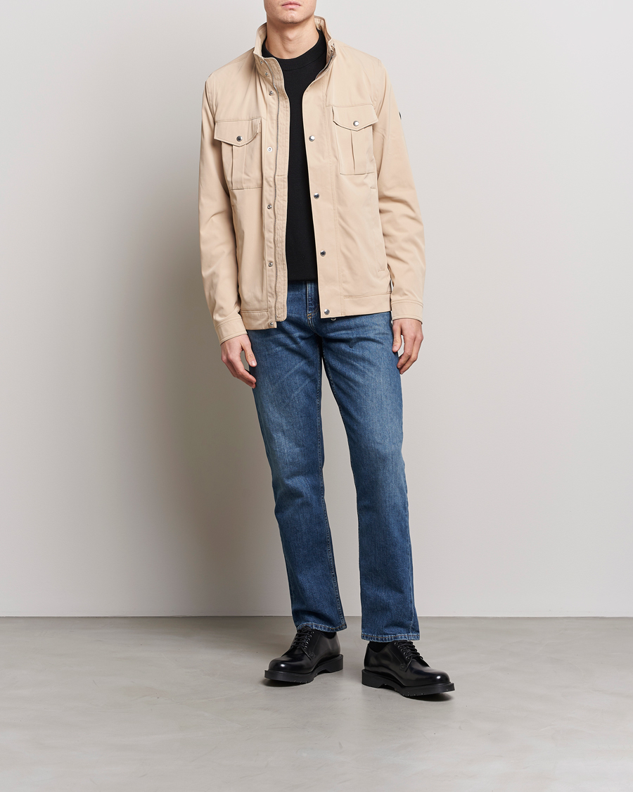Herre | Jakker | J.Lindeberg | Bailey Field Jacket Safari Beige