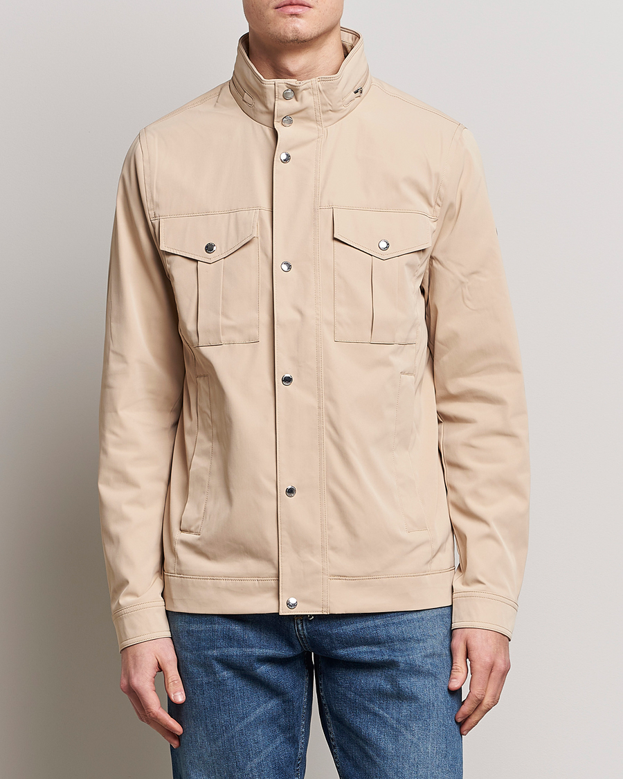 Herre | Jakker | J.Lindeberg | Bailey Field Jacket Safari Beige