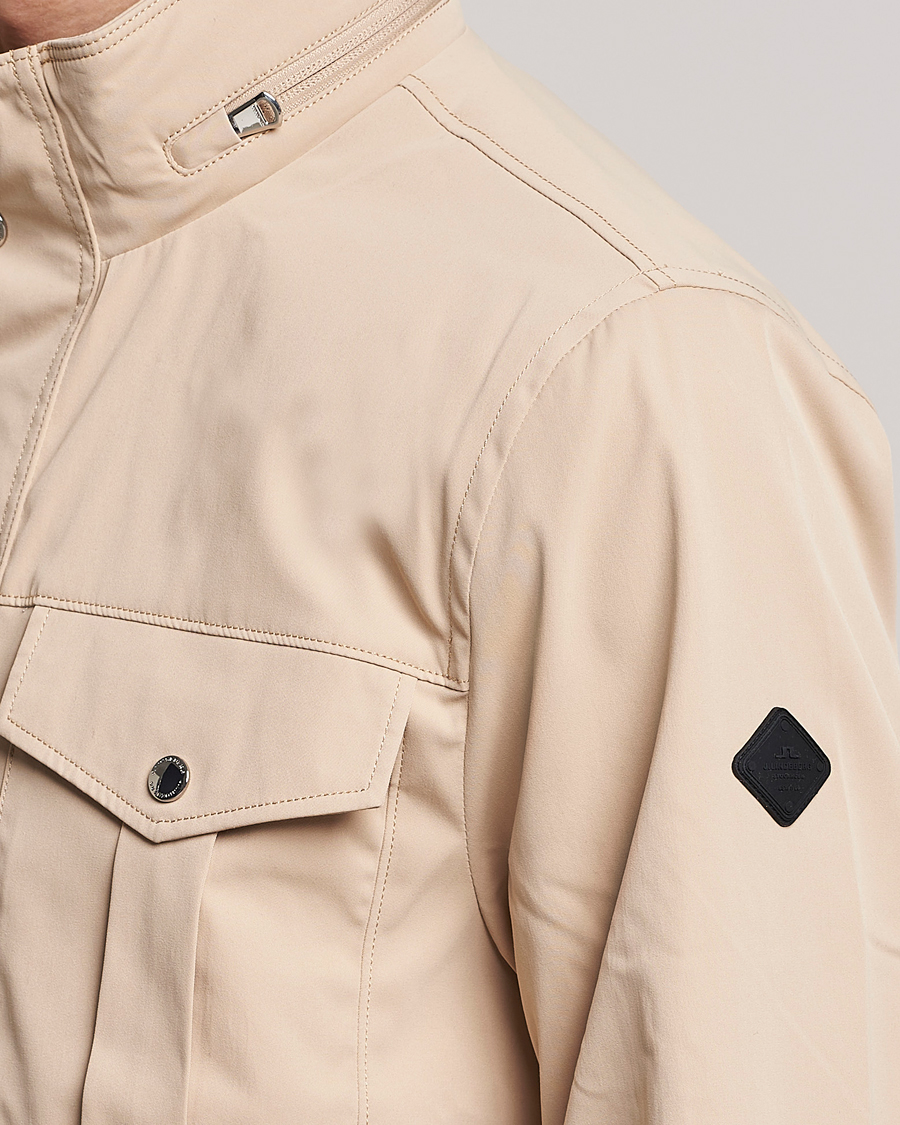 Herre | Jakker | J.Lindeberg | Bailey Field Jacket Safari Beige
