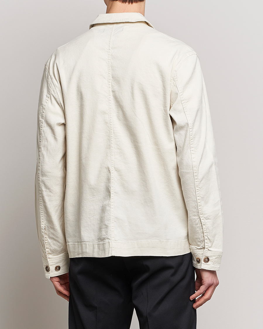 Herre | Skjorter | J.Lindeberg | Errol Linen/Cotton Workwear Overshirt Turtledove