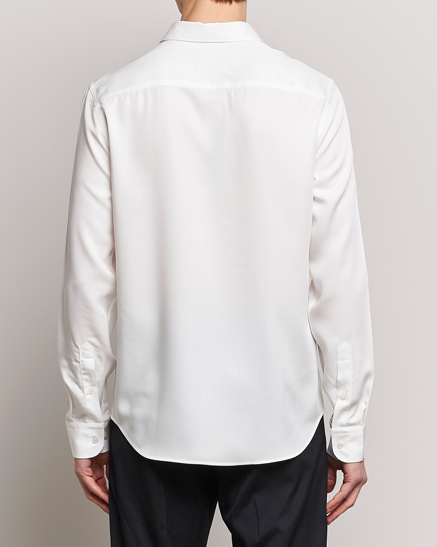 Herre | Skjorter | J.Lindeberg | Slim Fit Comfort Tencel Shirt Cloud White