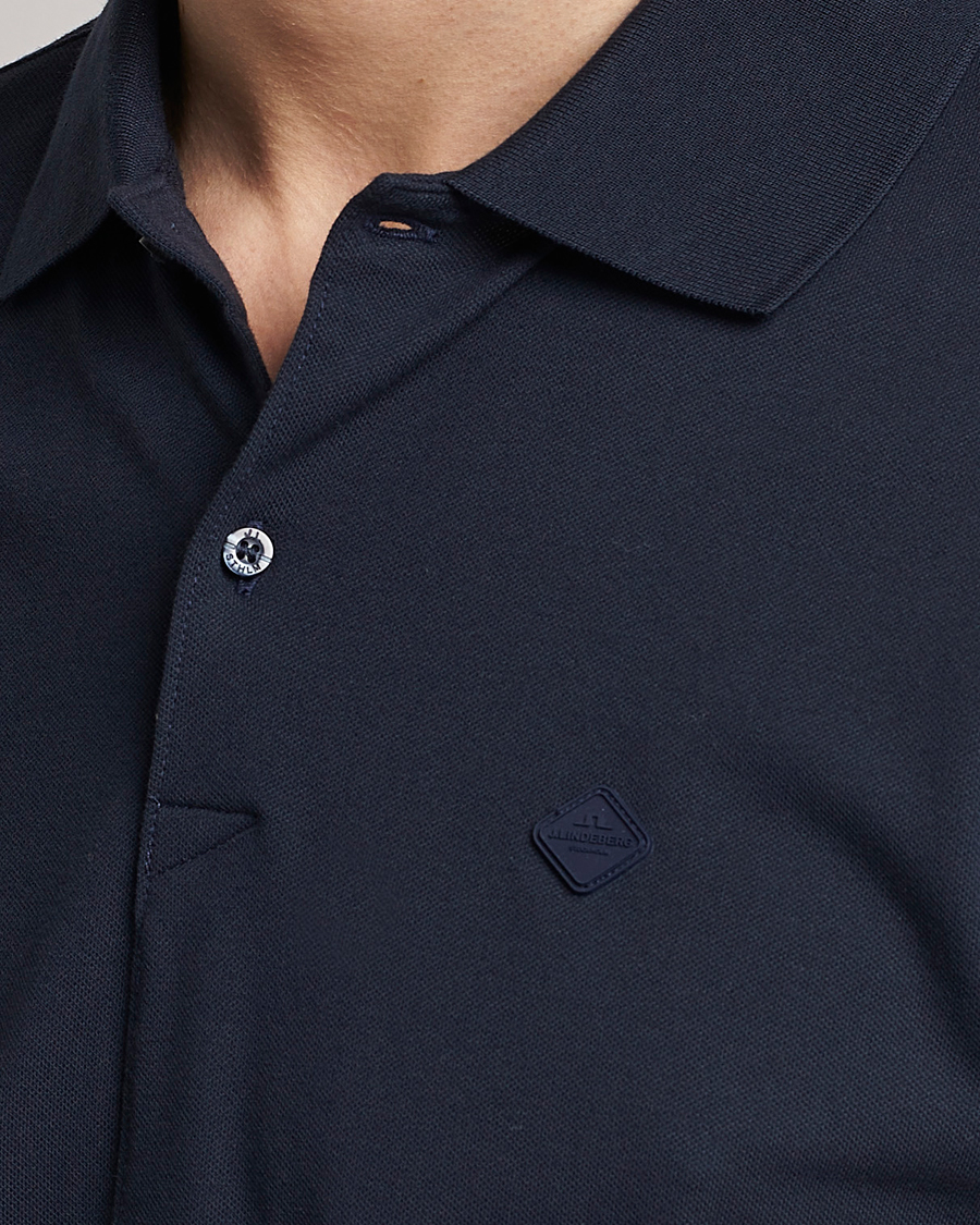 Herre | Pikéer | J.Lindeberg | Rubi Slim Fit Polo Navy