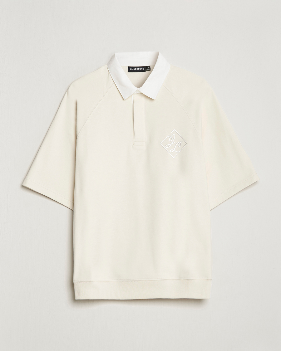 Herre | Pikéer | J.Lindeberg | Roman Short Sleeve Rugby Jersey Polo Turtledove