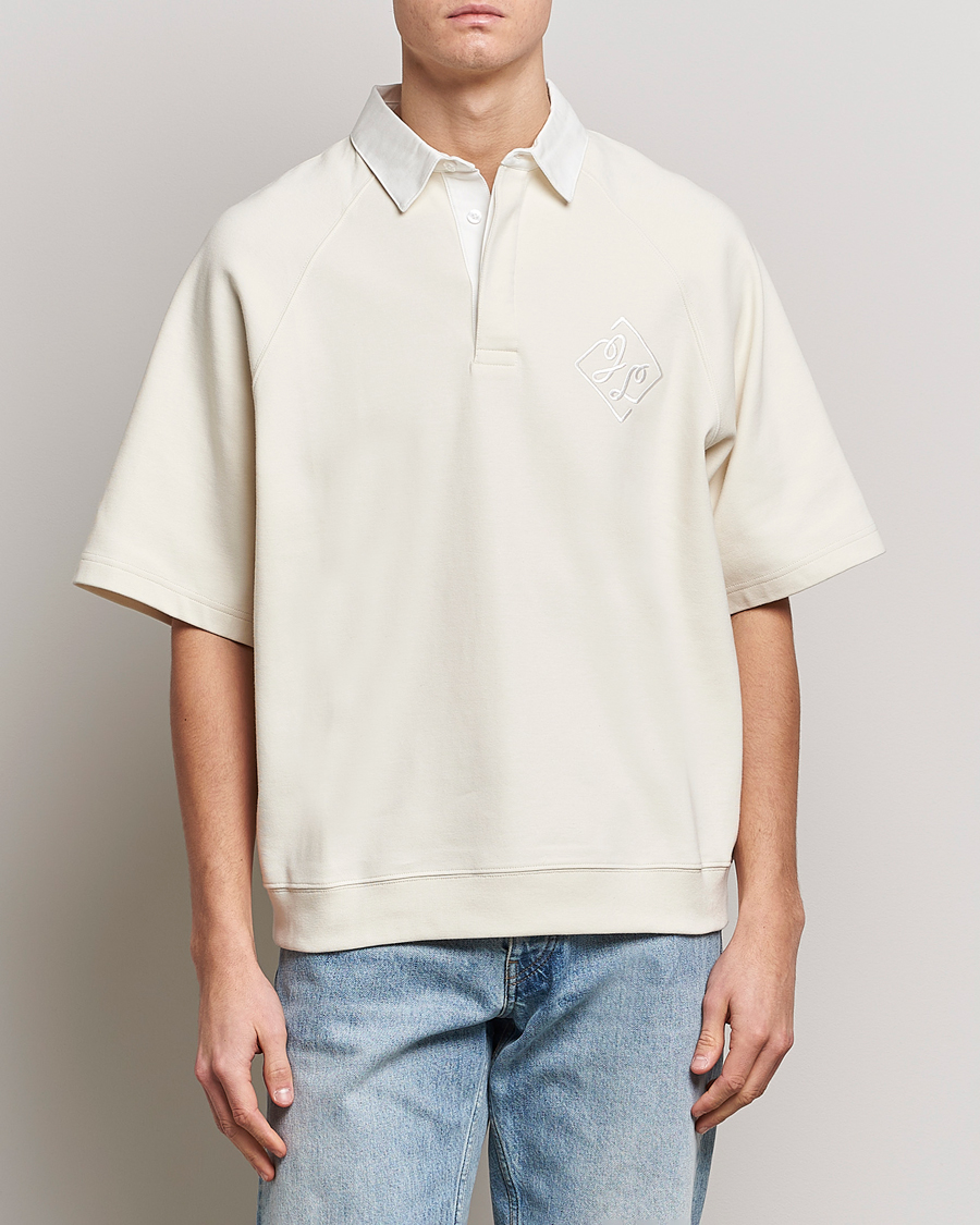 Herre | Pikéer | J.Lindeberg | Roman Short Sleeve Rugby Jersey Polo Turtledove