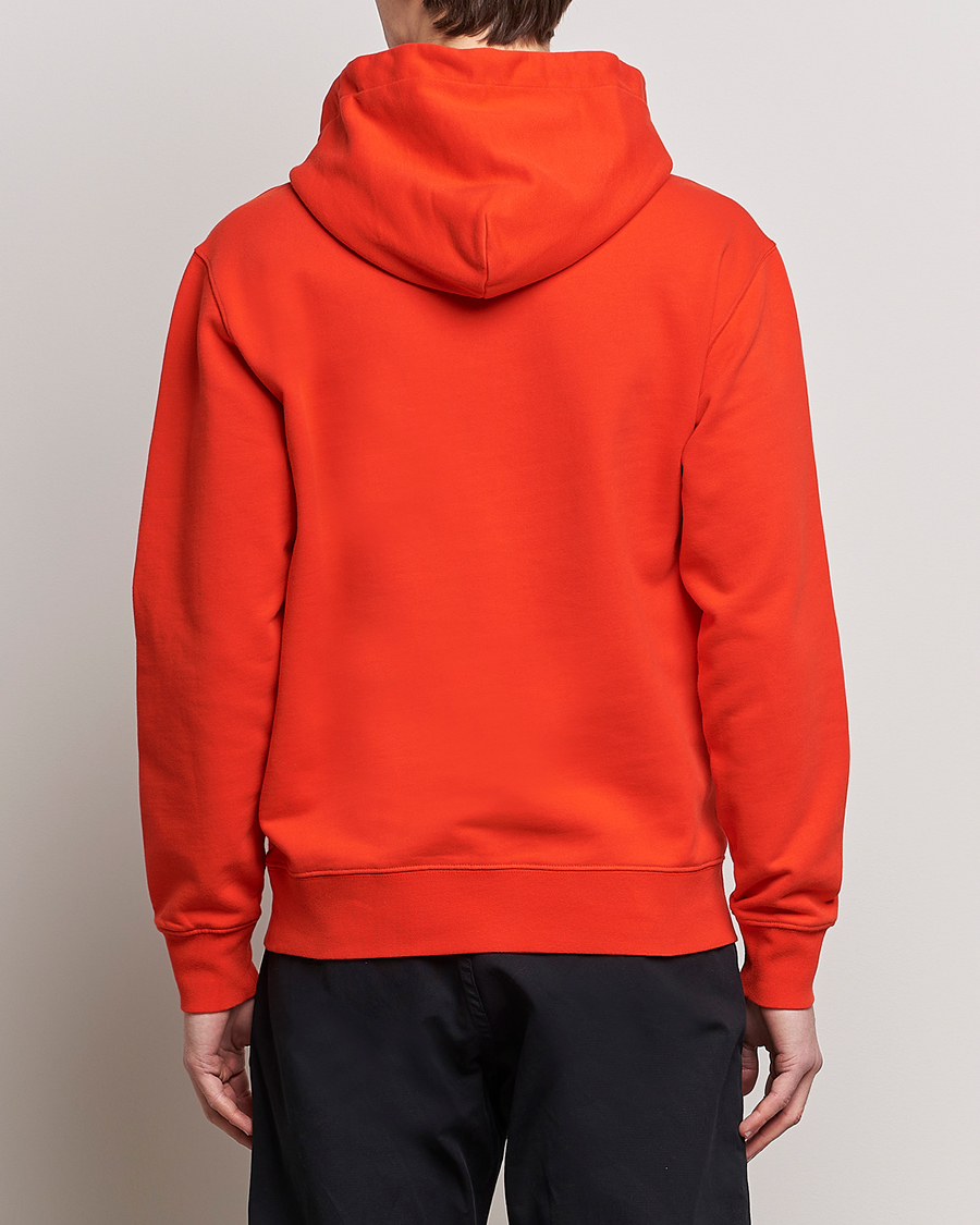 Herre | Gensere | J.Lindeberg | Chip Cotton Hoodie Fiery Red