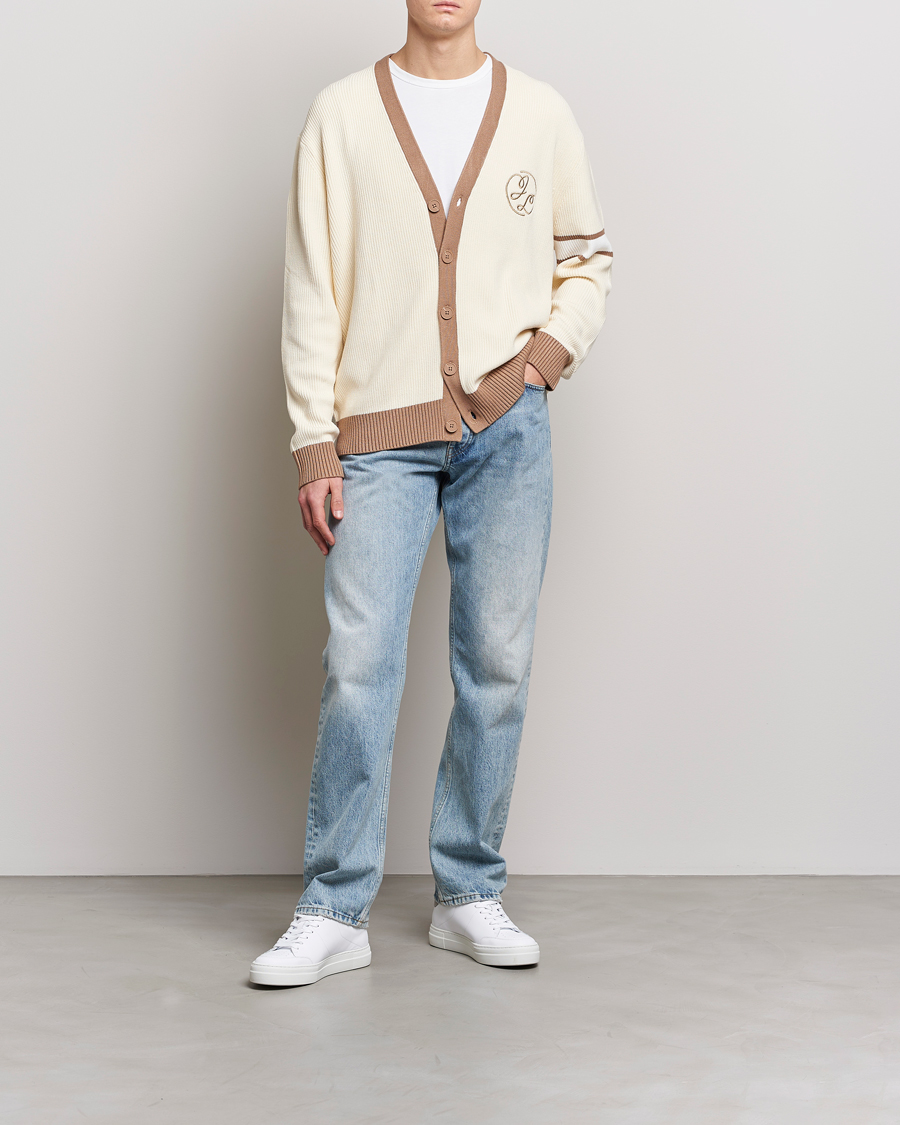 Herre | Gensere | J.Lindeberg | Gerard Jacquard Cardigan Turtledove