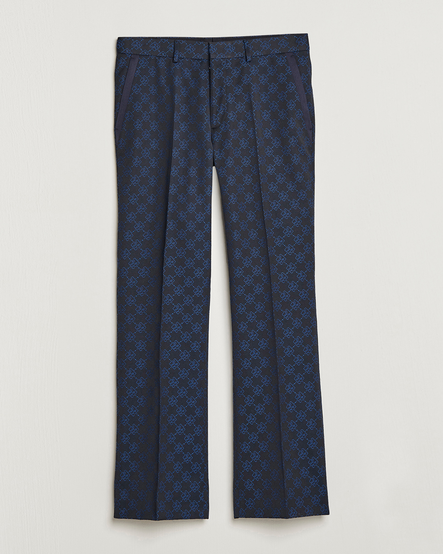 Herre | Bukser | J.Lindeberg | Gomor JL Jacquard Trousers Navy