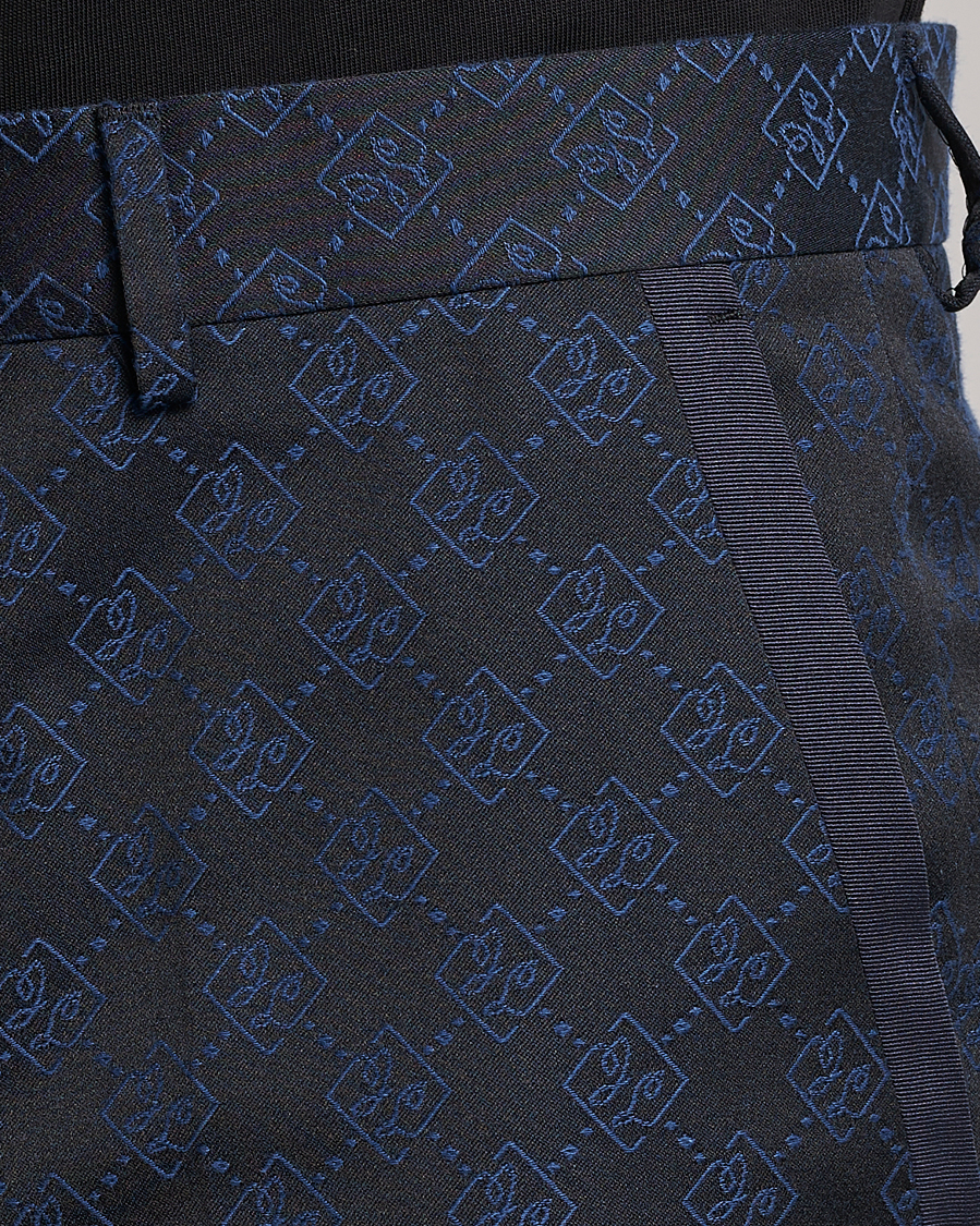 Herre | Bukser | J.Lindeberg | Gomor JL Jacquard Trousers Navy