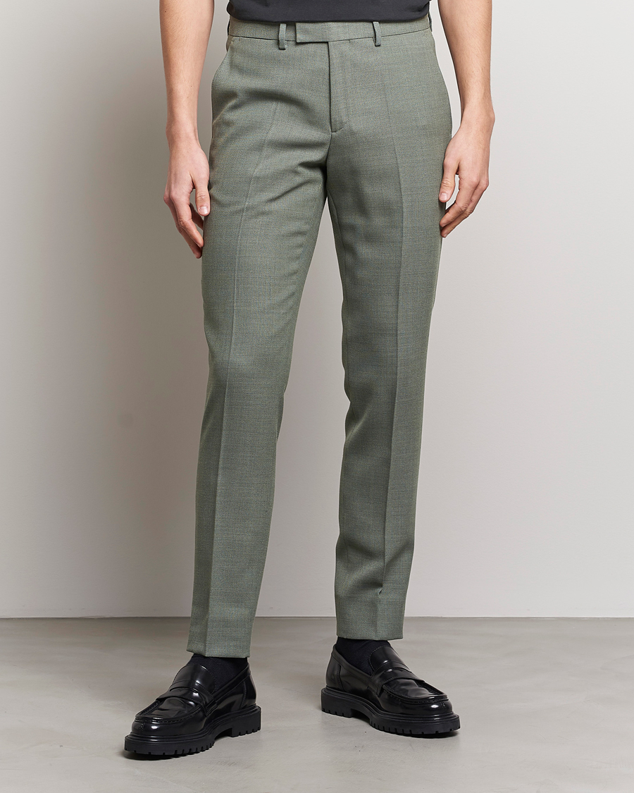 Herre | Bukser | J.Lindeberg | Grant Active Hopsack Pants Aloe