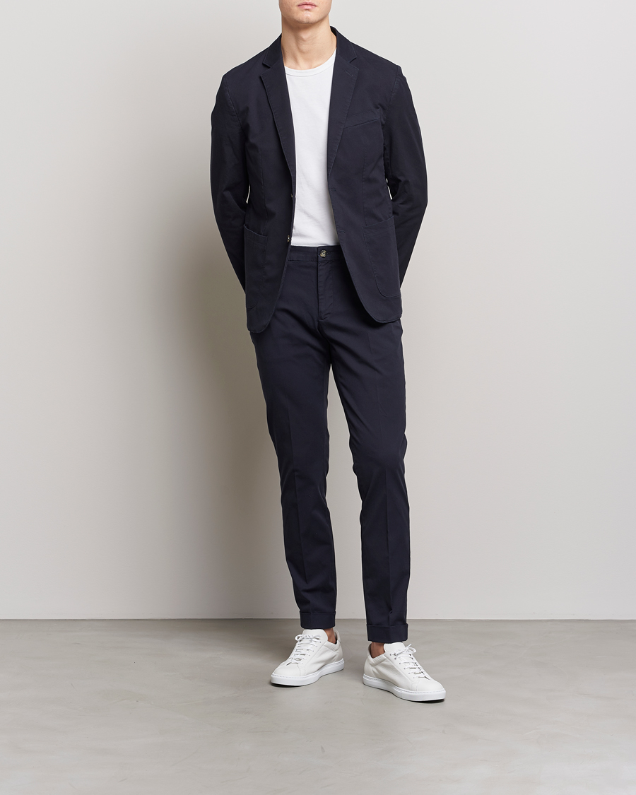 Herre | Dressjakker | J.Lindeberg | Hopper Cotton Garment Dye Blazer Navy