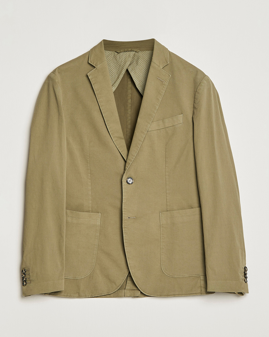 Herre | Dressjakker | J.Lindeberg | Hopper Cotton Garment Dye Blazer Aloe