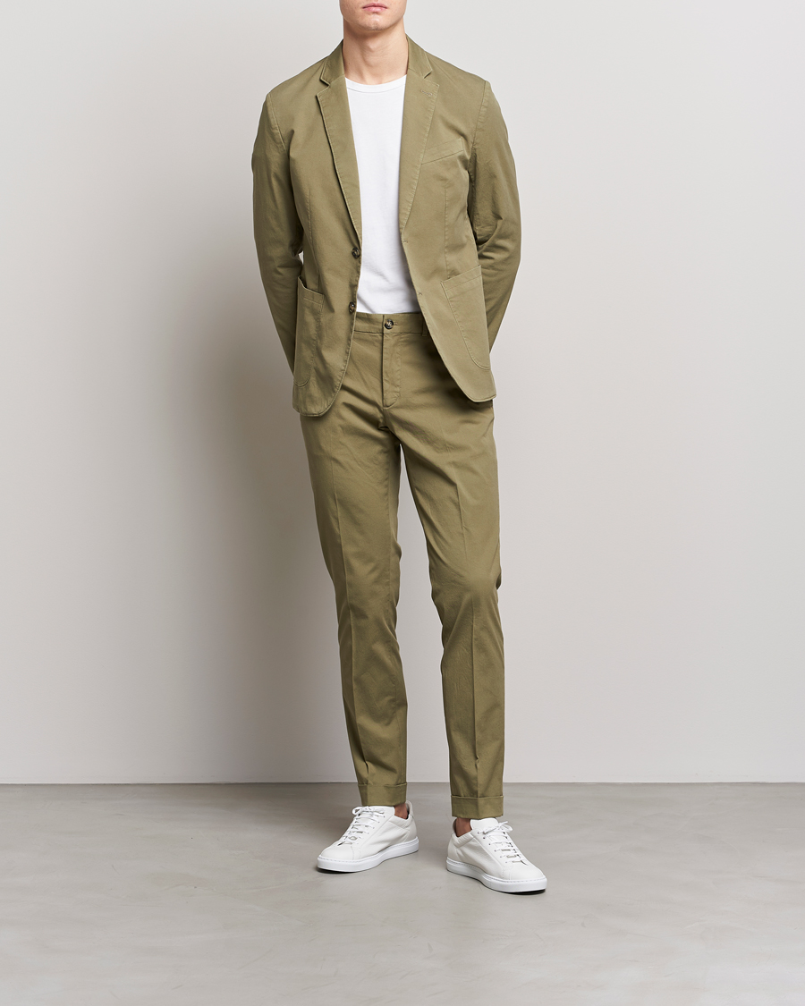 Herre | Dressjakker | J.Lindeberg | Hopper Cotton Garment Dye Blazer Aloe