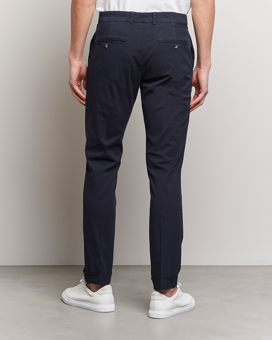 Herre | Bukser | J.Lindeberg | Grant Cotton Garment Dye Pants Navy