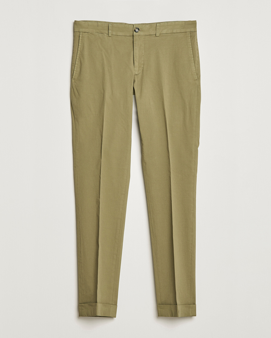 Herre | Bukser | J.Lindeberg | Grant Cotton Garment Dye Pants Aloe