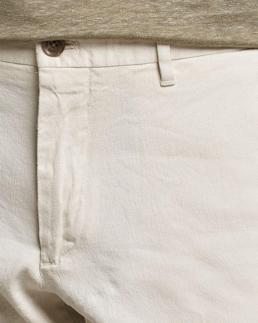 Herre | Bukser | J.Lindeberg | Grant Stretch Cotton/Linen Trousers Turtledove