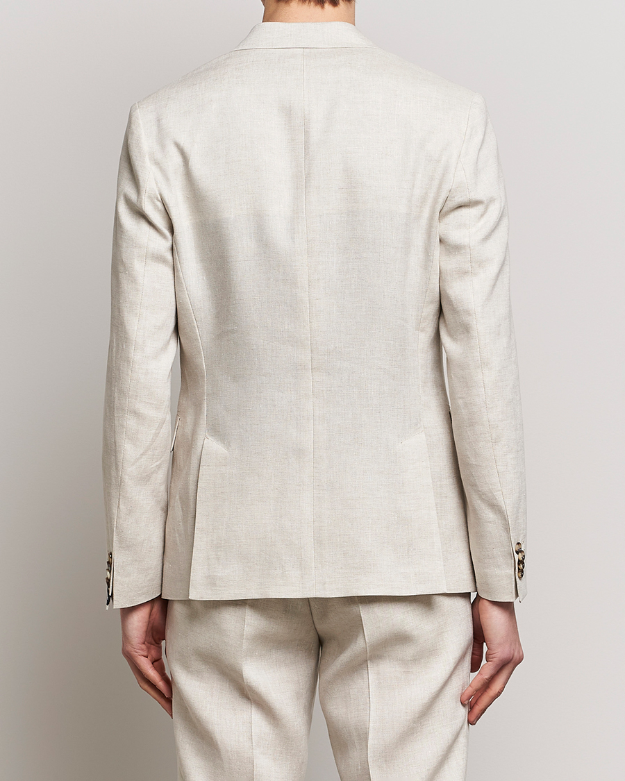 Herre | Dressjakker | J.Lindeberg | Hopper Super Linen Blazer Safari Beige