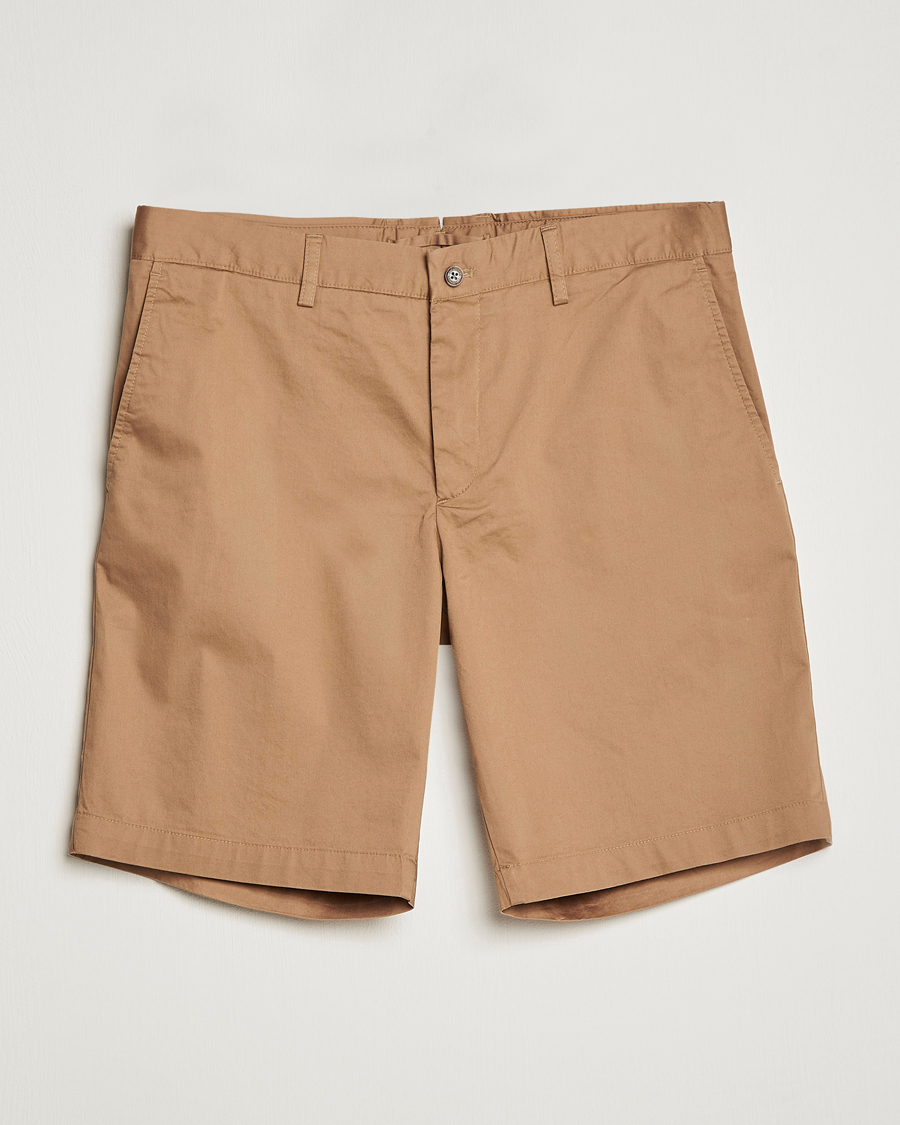 Herre | Shorts | J.Lindeberg | Nathan Super Satin Shorts Tiger Brown