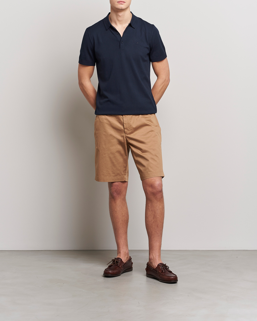 Herre | Shorts | J.Lindeberg | Nathan Super Satin Shorts Tiger Brown