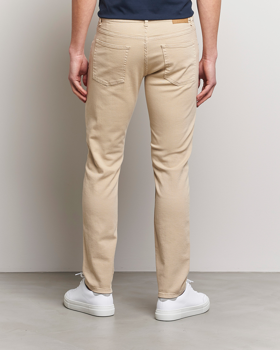 Herre | Bukser | J.Lindeberg | Jay Solid Stretch 5-Pocket Trousers Safari Beige