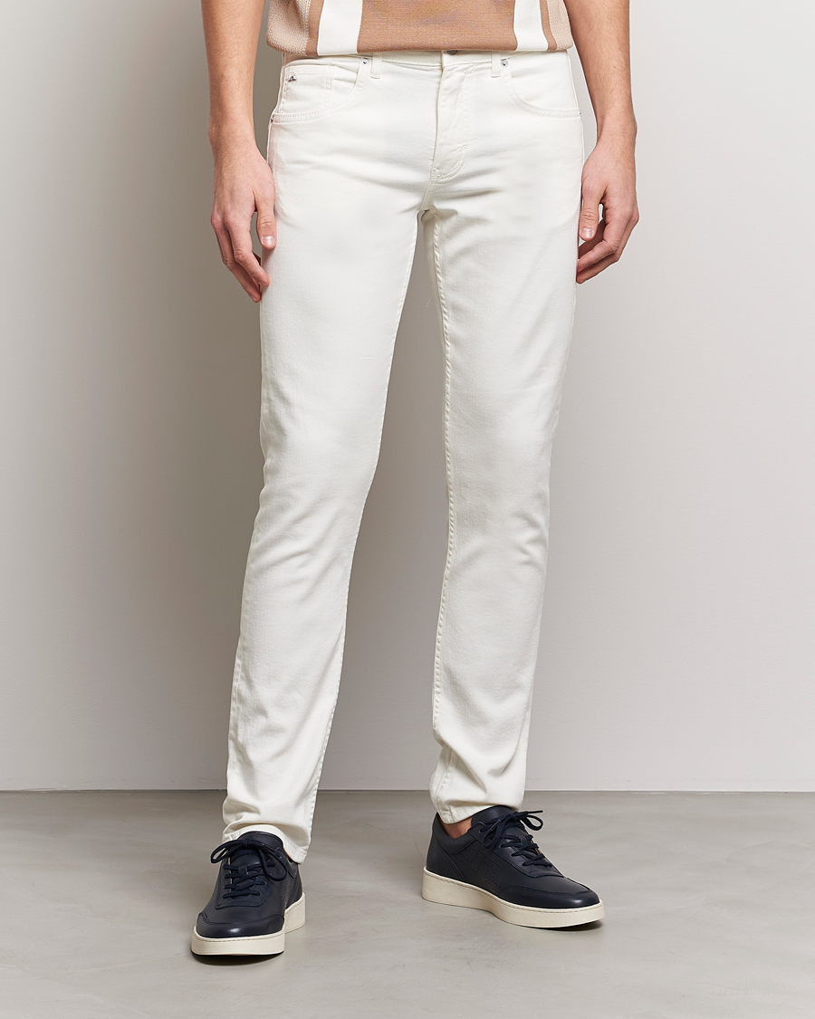 Herre | J.Lindeberg | J.Lindeberg | Jay Solid Stretch 5-Pocket Trousers Cloud White